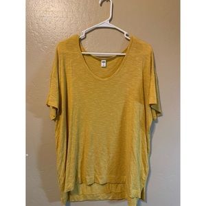 Old Navy Yellow Striped T-shirt